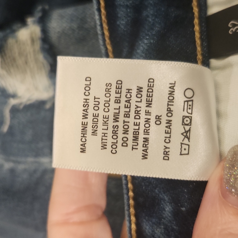 Flying Monkey Disclosure High Rise Light Blue Skinny Jeans Size 32, New W/O Tag! - Picture 8 of 13